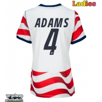United States Tyler Adams #4 Replica Home Shirt Ladies World Cup 2026 Short Sleeve